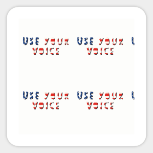 Use Your Voice USA Sticker